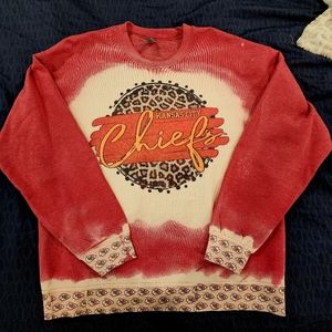 Kansas City Chiefs Sweatshirt, size large.
